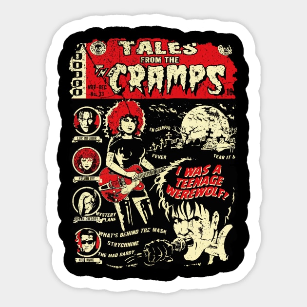 tales from the cramp Sticker by koepoefan